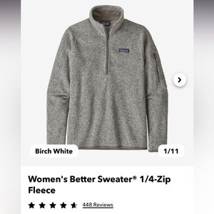 Patagonia Women’s Better Sweater 1/4 Zip Fleece